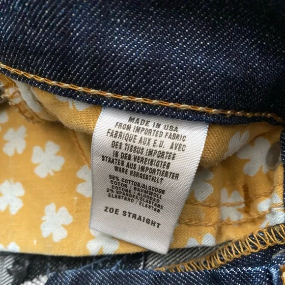 EUC • Lucky Brand Zoe Straight Jeans - Picture 8 of 13